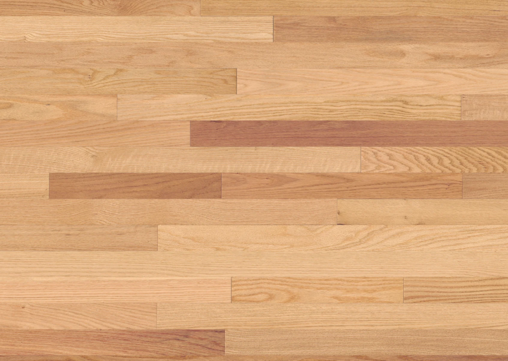 Red oak flooring