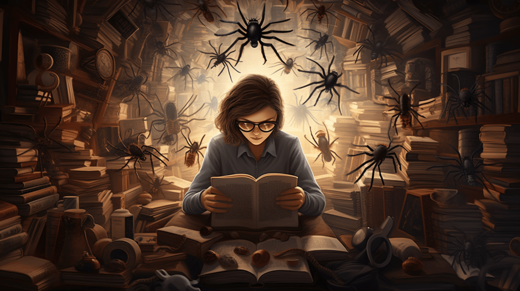 Overcome fear of spiders